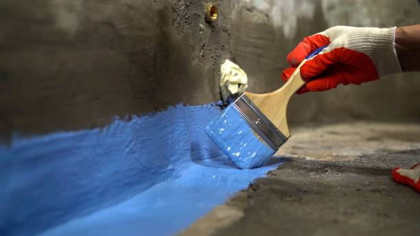 Commercial Waterproofing project at a Grabill, IN business property by SJ Waterproofing Pros